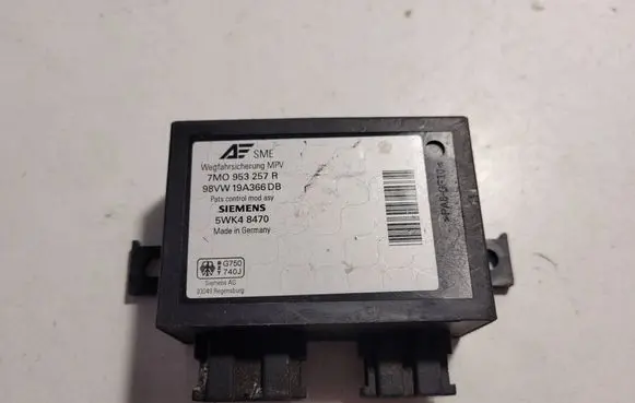 Volkswagen Sharan Immobilizer control unit/module 7M0953257R 98VW19A366DB 5WK48470