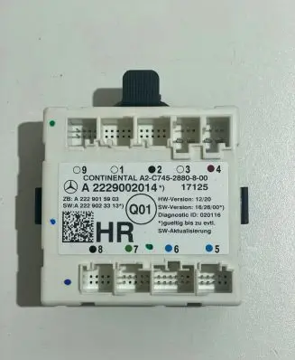 Mercedes-Benz C AMG W205 Door control unit/module A2229002014 A2229015903 745280800
