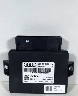 Audi A4 S4 B8 8K Hand brake control module 8K0907801E 32620189A A2C53281093