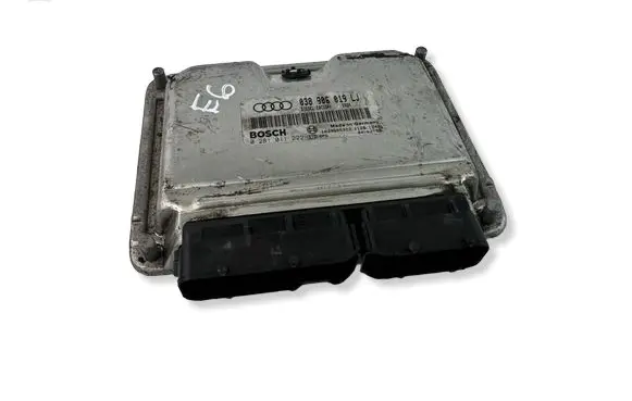 Audi A6 S6 C6 4F Engine control unit/module 038906019LJ 1039S05323 0281011222