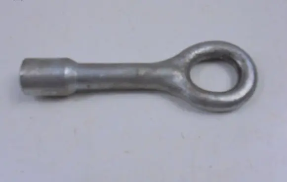Towing hook eye
