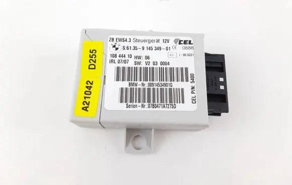 BMW X3 E83 Immobilizer control unit/module 9145349 61359145349