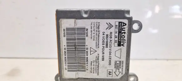 Citroen Berlingo Airbag control unit/module 9653190880