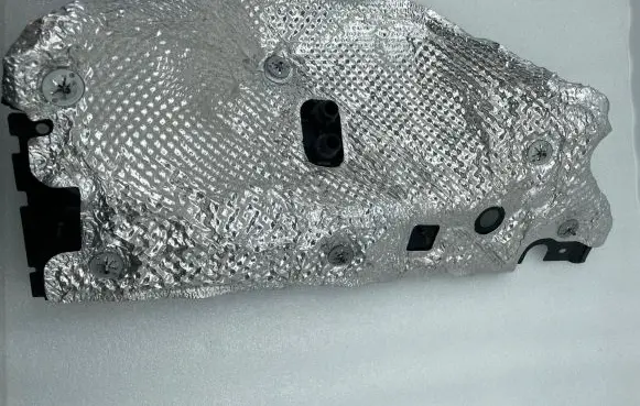 Heat shield in engine bay
