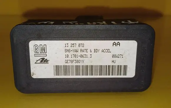 Opel Astra H ESP acceleration yaw rate sensor 10.1701-0631.3 GE78F30QYX
