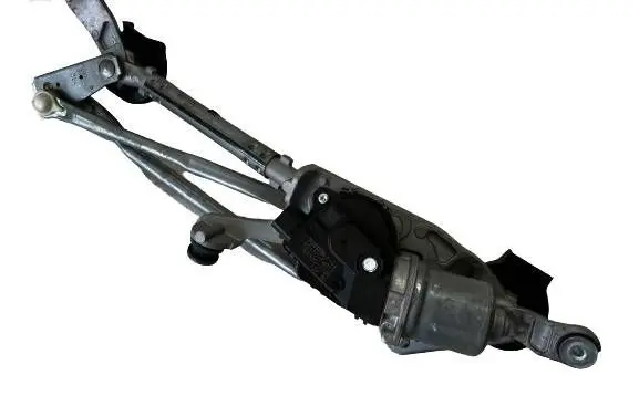 Front wiper linkage and motor