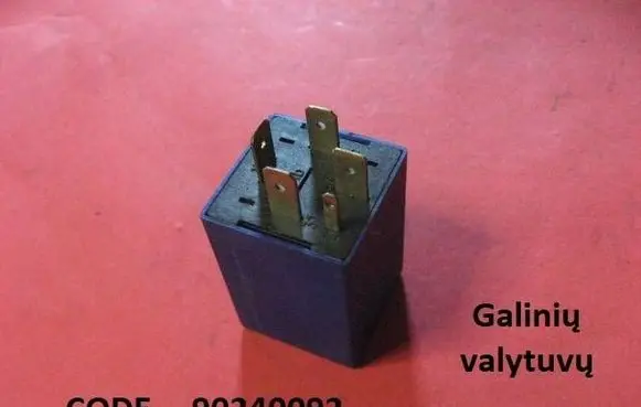 Opel Omega A Window wiper relay 90240092 3831012V5A