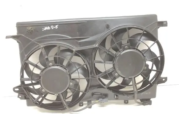 Saab 9-5 Radiator cooling fan shroud 12763570