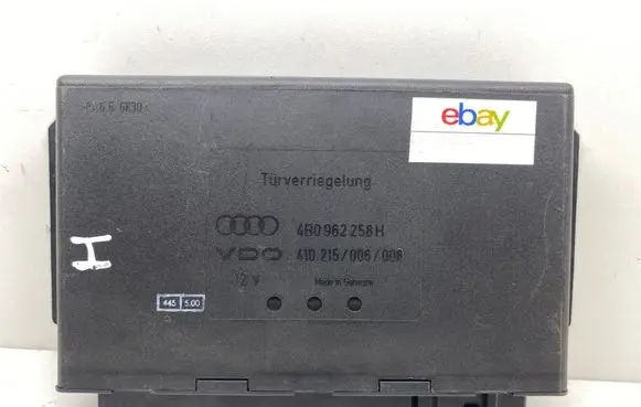 Audi A6 S6 C5 4B Comfort/convenience module 4B0962258H