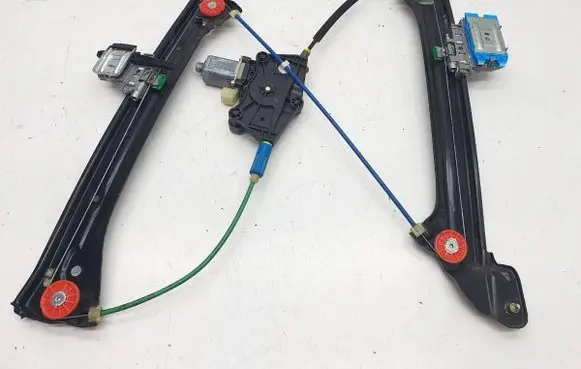 Front door window regulator with motor