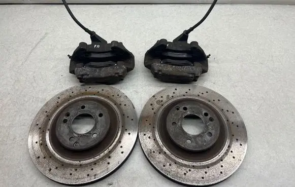 Mercedes-Benz C W203 Brake discs and calipers set 20791502 20791501