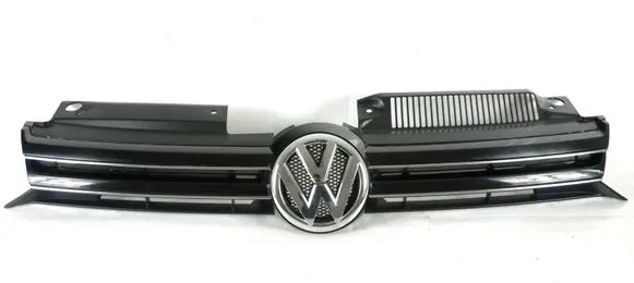 Volkswagen Golf VI Front bumper upper radiator grill 5K0853651AF 5K0853653