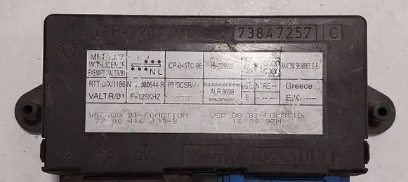 Renault Laguna II Comfort/convenience module 73847257C 1S229200 JCP045TC96