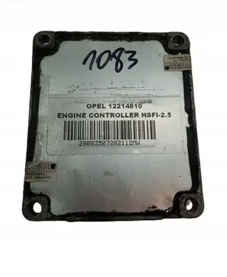 Opel Meriva A Engine control unit/module 12214810