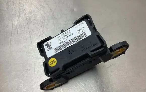 Audi A3 S3 8P ESP acceleration yaw rate sensor 7H0907655A DC76F16YHS 10170103663