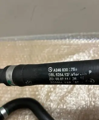 Mercedes-Benz B W246 W242 Engine coolant pipe/hose A2468302796
