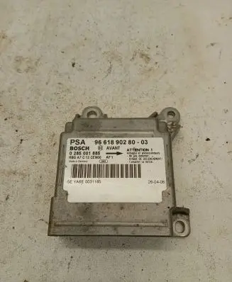 Peugeot 207 Airbag control unit/module 9661890280 0285001885 YA6E0031185