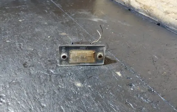 Number plate light