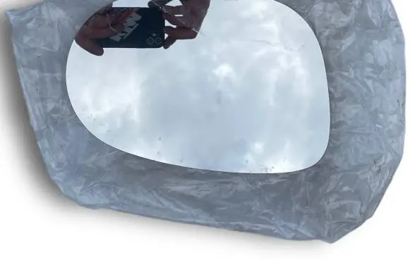 Fiat Panda II Wing mirror glass 0170474440