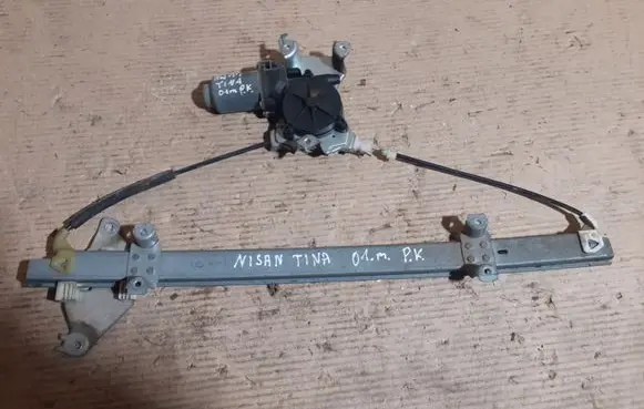 Nissan Almera Tino Front door window regulator with motor 400601T6