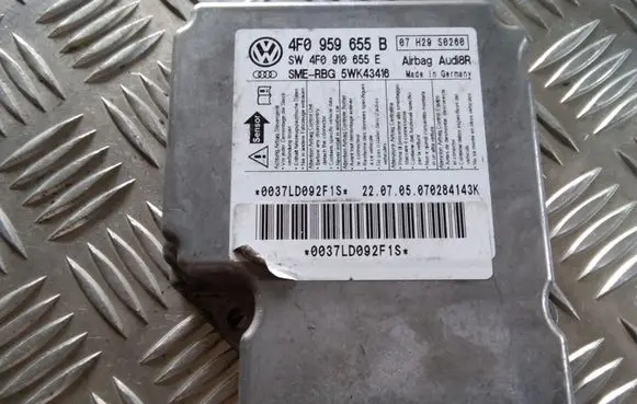 Audi A6 S6 C6 4F Airbag control unit/module 4F0959655B 4F0910655E 5WK43416