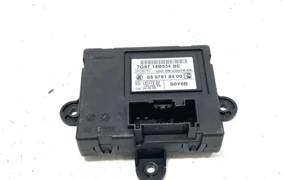 Jaguar XF Door control unit/module 7G9T14B534BE 0507918400 14C236BA