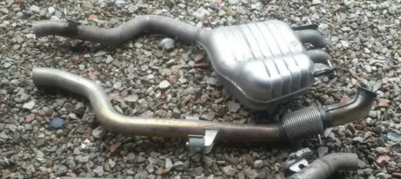 Mercedes-Benz E W213 Muffler/silencer A2134905801 A2134905803