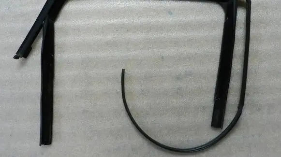 Seat Leon (5F) Rubber seal rear door window/glass 5F4839432M 5F4839432