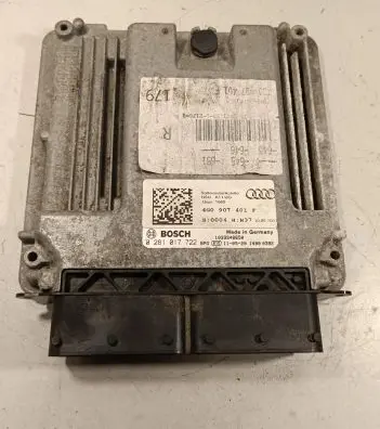Audi A6 S6 C7 4G Engine control unit/module 0281017722 4G0907401F