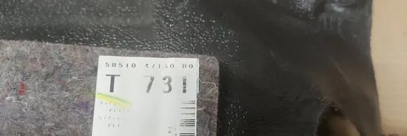 Toyota Prius (XW20) Interior carpet 5851047130 TJ73