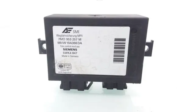 Volkswagen Sharan Immobilizer control unit/module 7M0953257M 5WK4847