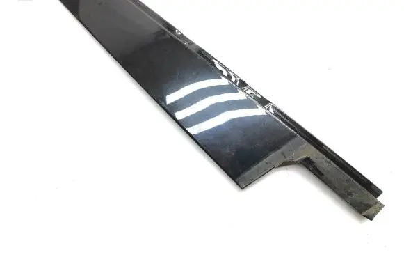 Front door glass trim molding