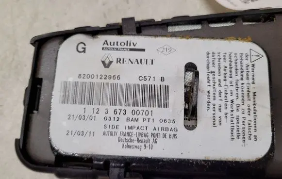 Renault Laguna II Seat airbag 8200122966