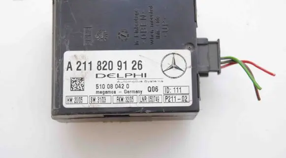 Mercedes-Benz E W211 Other devices A2118209126