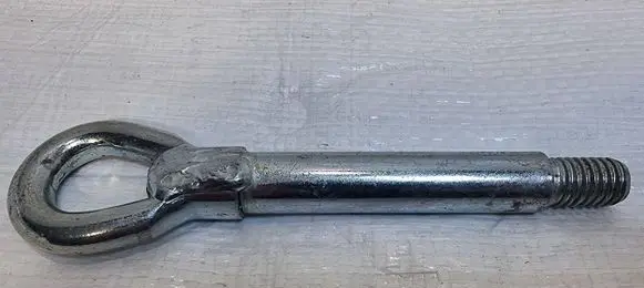 Towing hook eye