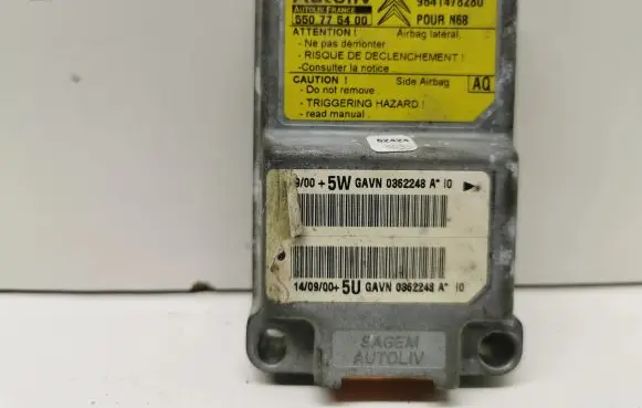 Citroen Xsara Picasso Airbag control unit/module 9641478280