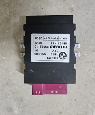 BMW 5 E60 E61 Fuel injection pump control unit/module 7209286 16147209286