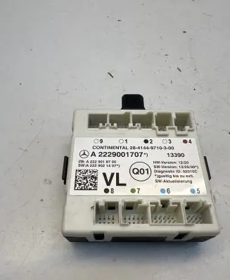 Mercedes-Benz S W222 Door control unit/module A2229001707 A2229021407 A2229018700