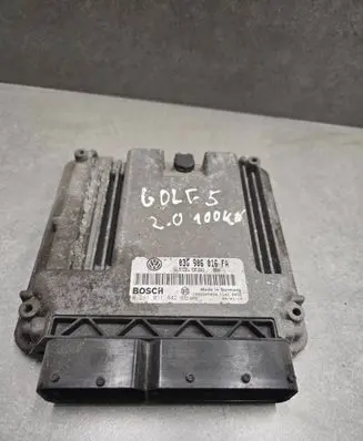 Volkswagen Golf V Engine control unit/module 03G906016FA 0281011842 1039S05034