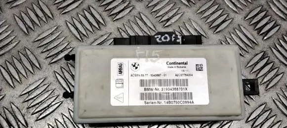 BMW X5 F15 Airbag control unit/module 9343687 31934368701