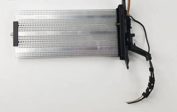 Electric cabin heater radiator