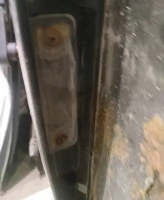 Opel Zafira A Number plate light 