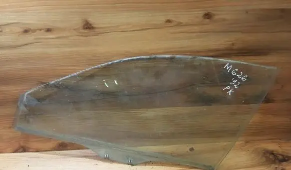 Mazda 626 Front door window glass four-door