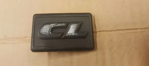 Volkswagen Golf II Fender model badge letters 191853688P