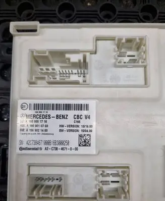 Mercedes-Benz GLE (W166 - C292) SAM control unit A1669001716 A1669010203