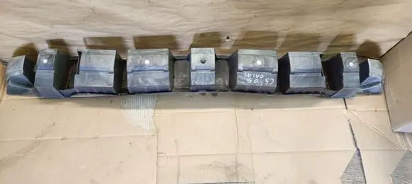 Rear bumper support beam