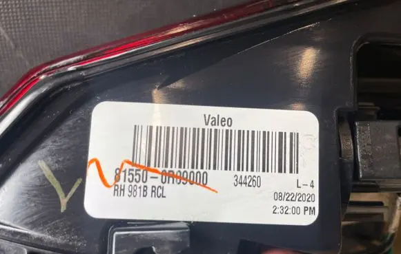 Toyota RAV 4 (XA50) Rear/tail lights 815500R09000 344260 RE9818BRCL