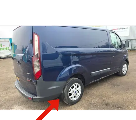 Ford Transit Custom Rear mudguard BK2128370