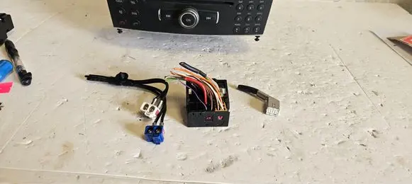 Mercedes-Benz C W204 Sound system wiring loom 0015451530 A2048700094