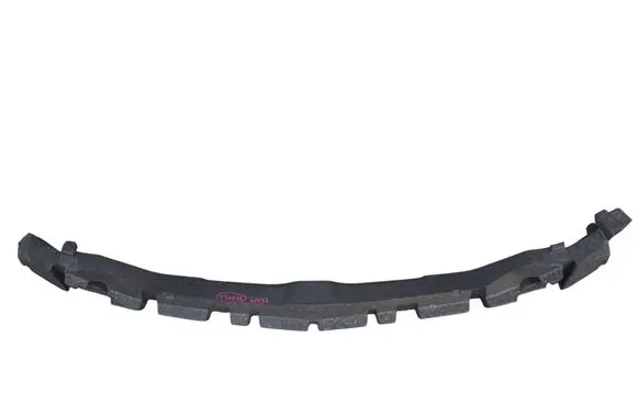 Front bumper foam support bar